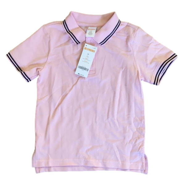 Gymboree Toddler Girls Pink Button Down Short Sleeve Polo Shirt Size 4T NWT - Picture 1 of 8